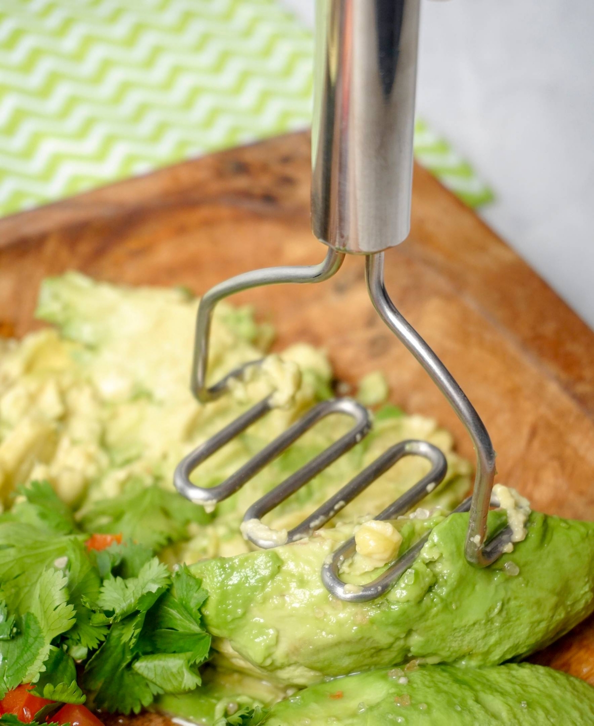 Rsvp International Endurance 18/8 Stainless Steel 3x2x7" Avocado Masher In Silver