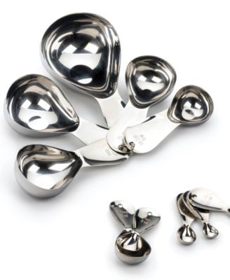 Endurance Stainless Steel 5 Piece Teardrop Measuring Spoon Set