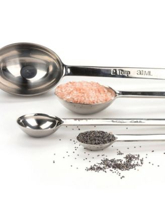 Endurance 18/8 Stainless Steel 4 Piece Long Handle Measuring Spoon