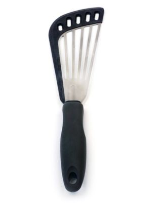 Endurance Stainless Steel 11x3" Angled Slotted Spatula