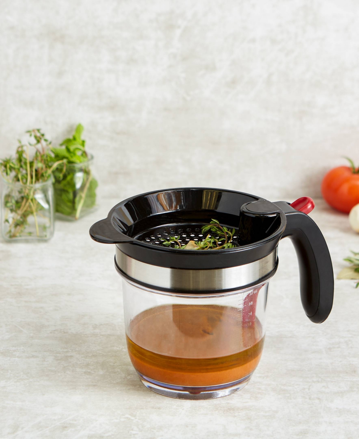 Shop Rsvp International Plastic 4 Cup Fat Separator In Clear