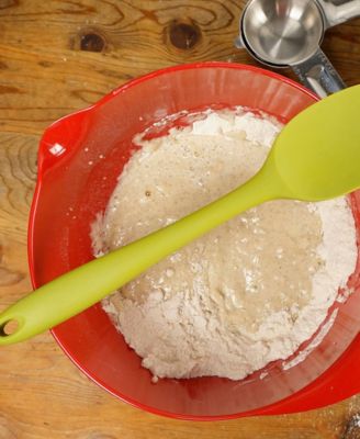 Silicone Coated Steel 11" x 2.25" Ela Series Green Spoon