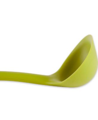 Silicone Coated Steel 11x3.5" Ela Series Green Ladle