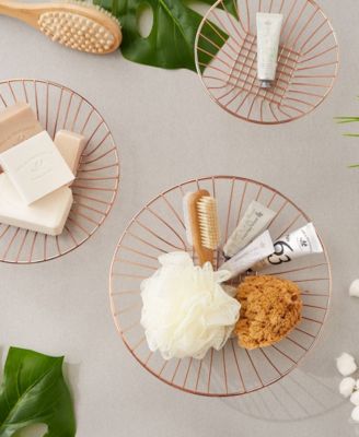 Woven Wire 3 Tier Copper Hanging Basket