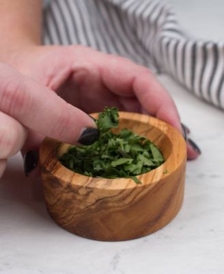 Olive Wood 2 Ounce Pinch Bowl
