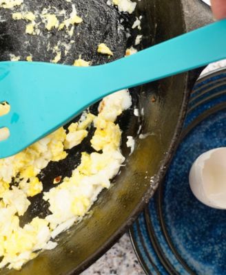 Silicone Coated Steel 11" x 2.25" Ela Series Turquoise Fork