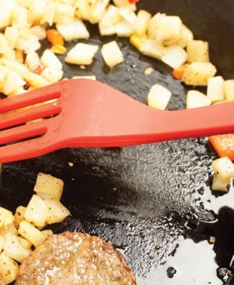 Silicone Coated Steel 11" x 2.25" Ela Series Red Fork