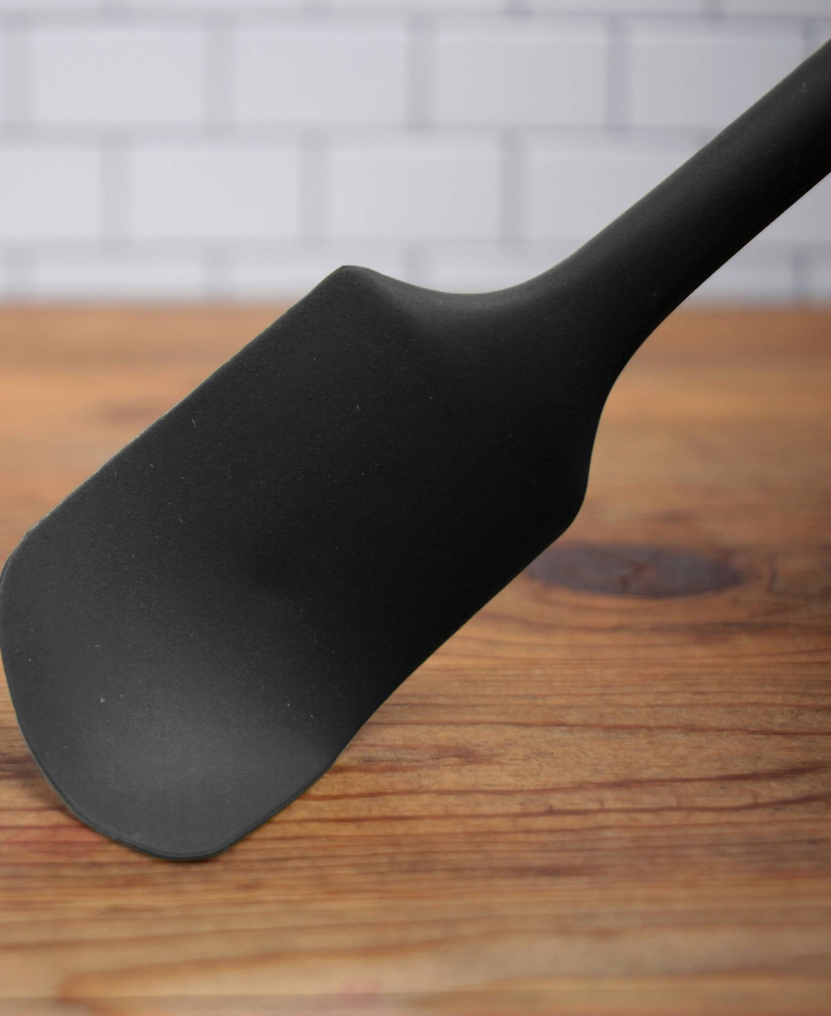 Rsvp International Silicone Coated Steel 11" Ela Series Black Spatula In Black