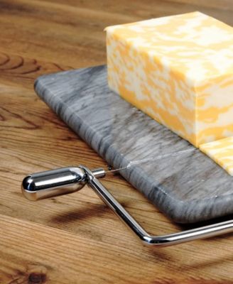 Marble Grey Marble 9"x8" Cheese Slicer