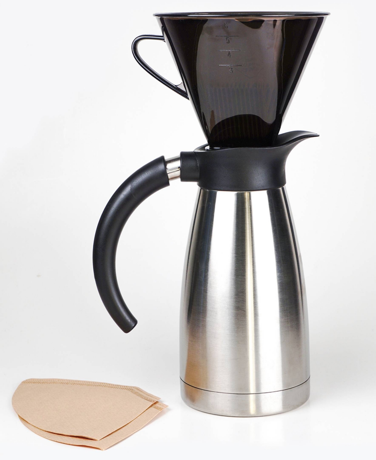Shop Rsvp International Plastic 7" X 6.25" X 6.5" Manual Drip Coffee Filter Cone In Brown