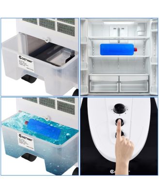 Evaporative Portable Cooler Fan Humidify