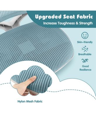 Kids Desk Chair Swivel Mesh Children Computer Chair with Adjustable Height