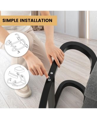 Rocking Kneeling Chair Ergonomic Posture Correcting Back Pain Padded Cushion