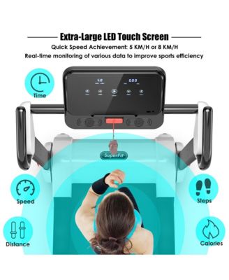 2.25HP Folding Electric Motorized Treadmill With Speaker