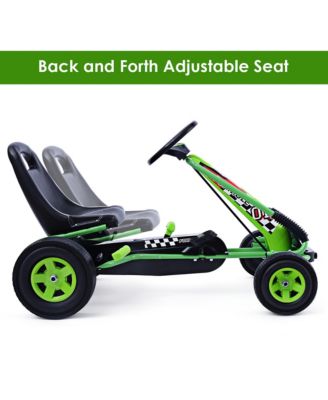 4 Wheels Kids Ride On Pedal Powered Bike Go Kart Racer Car Outdoor Play Toy