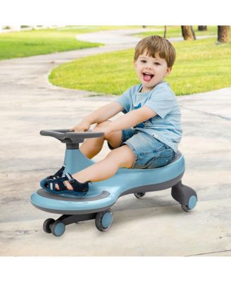 Wiggle Car Ride-on Toy w/ Flashing Wheels for Toddlers and Kids