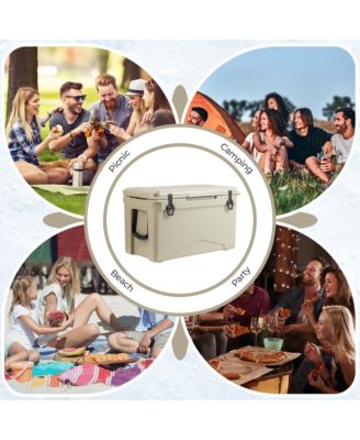 50 QT Rotomolded Cooler Portable Ice Chest Ice Retention for 5-7 Days