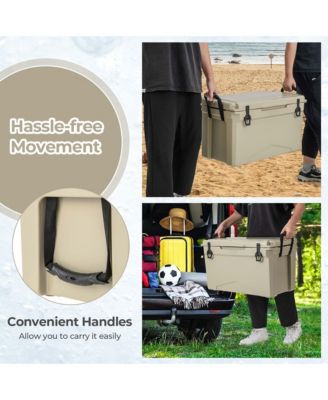 50 QT Rotomolded Cooler Portable Ice Chest Ice Retention for 5-7 Days