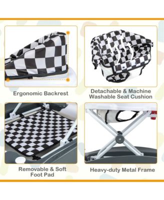 Baby 6 in 1 Walker Adjustable Walker & Activity Center with Music Tray