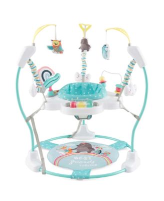 Baby Stationary Activity Center Infant Jumper with Removable Foot Pad