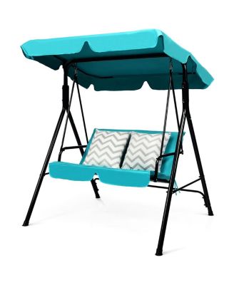 Loveseat Patio Canopy Swing Glider Hammock Cushioned