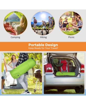 Folding Sleeping Pad, Self Inflating Camping Mattress