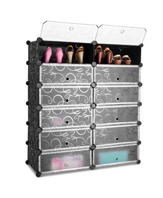 12 Cubic Portable Shoe Rack Shelf Cabinet Storage Closet Organizer