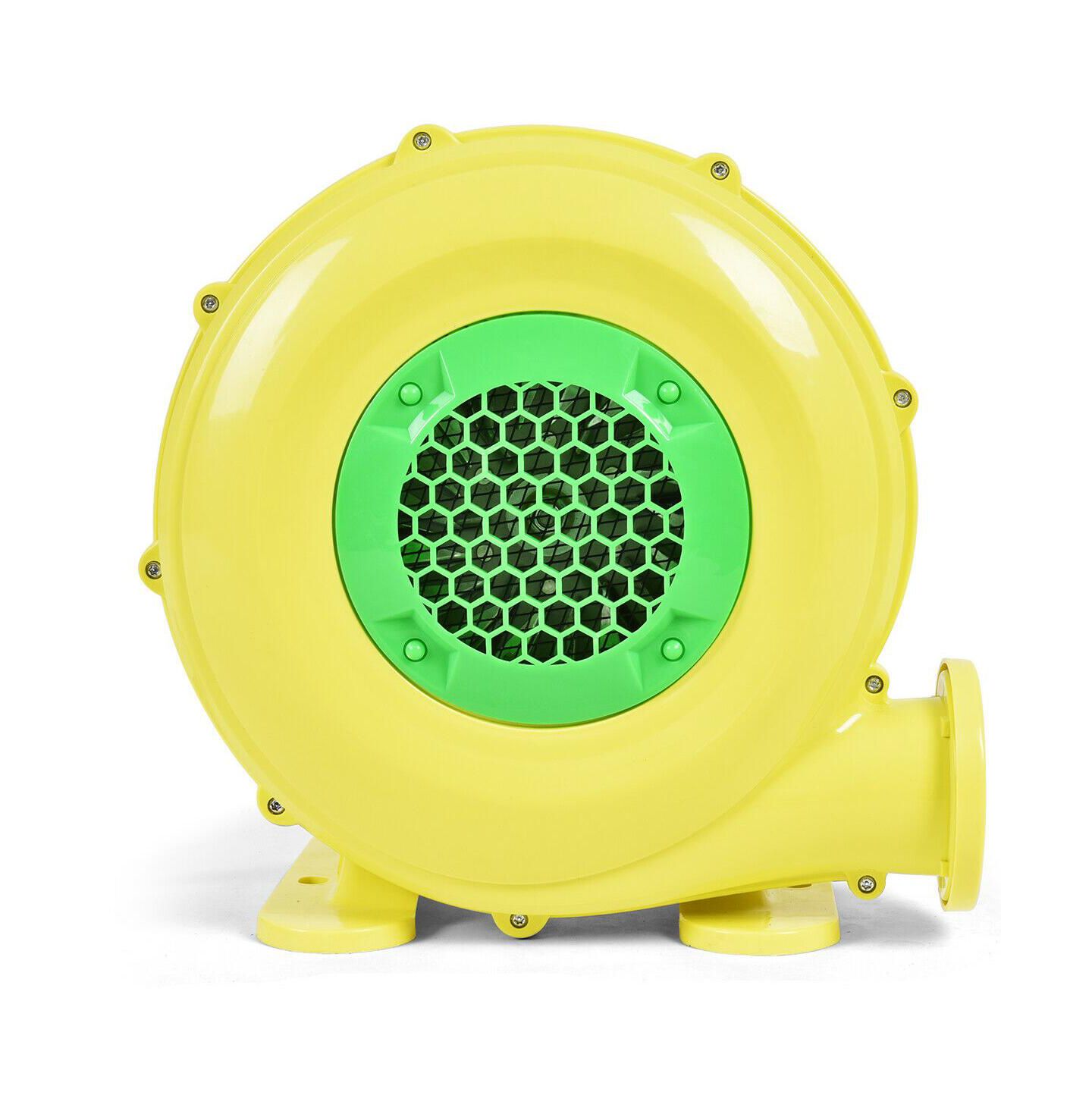Детские игрушки Costway 480 Watt Air Blower Pump Fan For Inflatable Bounce Houses, Ages 3 & Up, цвет: Жёлтый — фото 4