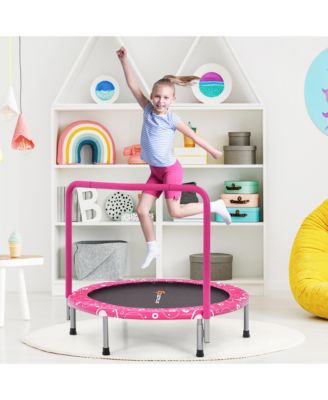 36'' Kids Trampoline Rebounder W/Full Covered Handrail