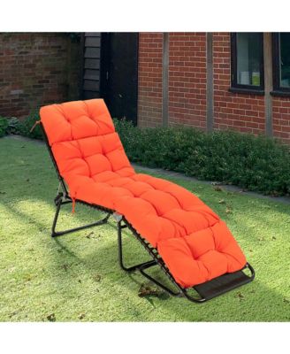 73'' Lounge Chaise Cushion Padded Recliner Cushion