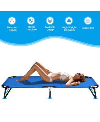 Folding Camping Bed Outdoor Portable Military Cot Sleeping Hiking Travel