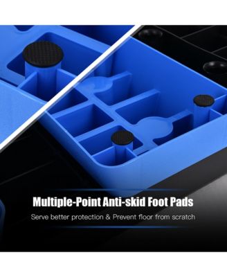 Aerobic Exercise Stepper Trainer W/Riser Adjustable Height