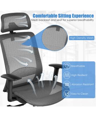 Ergonomic High Back Mesh Office Chair Recliner Task Chair