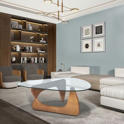 Home Modern Triangle Coffee Table