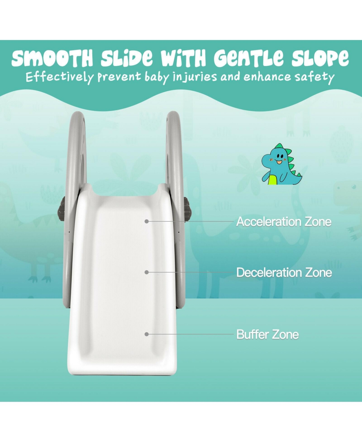 Freestanding Baby Slide Indoor First Play Climber Slide Set for Boys Girls