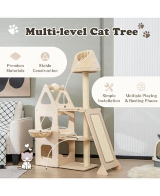 Multi-Level Cat Tree with Sisal Scratching Post