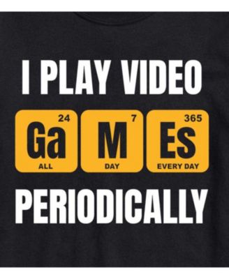 Hybrid Apparel I Play Video Games Periodically Men's Short Sleeve Tee