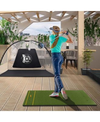 5 x 3 FT Golf Hitting Mat Artificial Indoor Outdoor Turf Golf Training Mat 20 mm