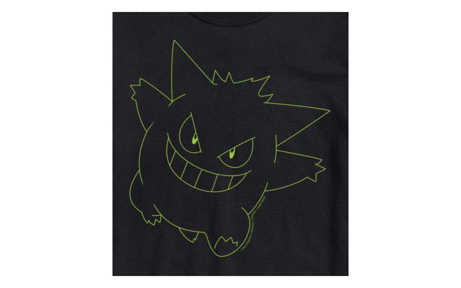 Hybrid Apparel Gengar Big Face Men's Short Sleeve Tee