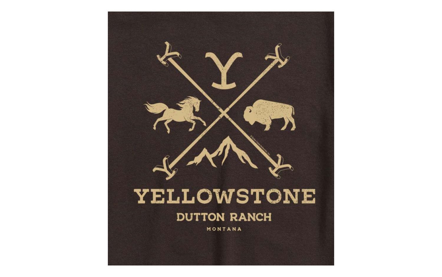 Hybrid Apparel Yellowstone Mens Short Sleeve Tee