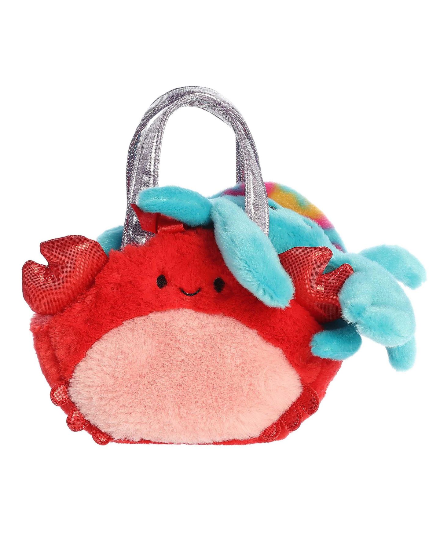 Детские мягкие игрушки Aurora Crab Fancy Pals 6.5" Crab and Carrier Plush, 2-Piece Set — фото 2