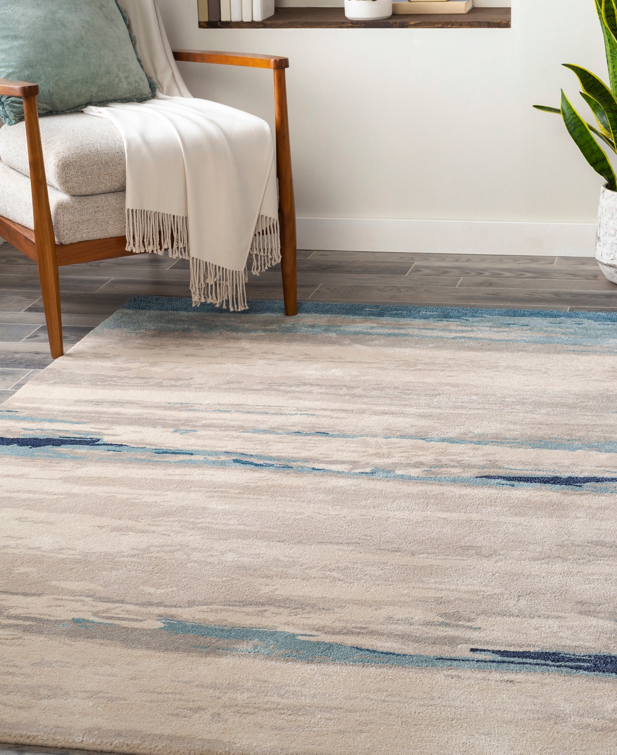 Surya Kavita 29212 Runner Area Rug, 2'6 X 8' In Taupe