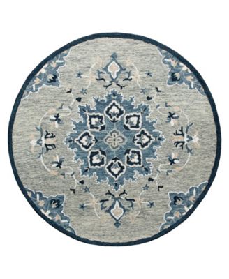 Rochelle RUG-134 7'3"x7'3" Round Area Rug