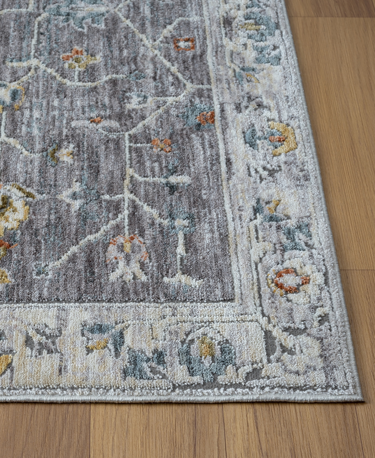 Lr Home Alexis All-471 7'9"x9'9" Area Rug In Gray-ivory