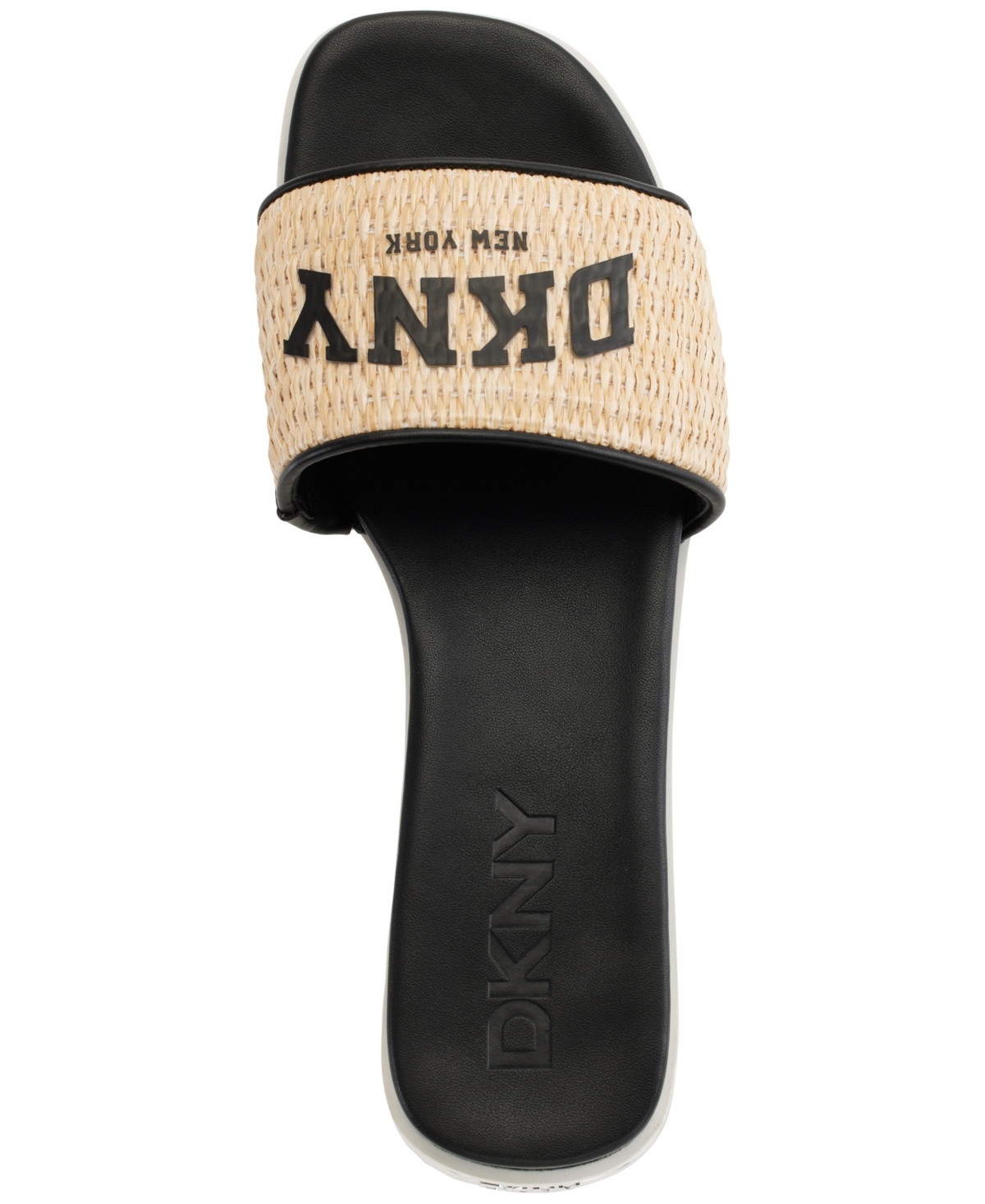 Dkny Women's Joa Logo Slide Sandals - Black