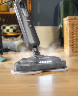 SpinWave Smart Steam Scrubbing Sanitizing Spin Mop