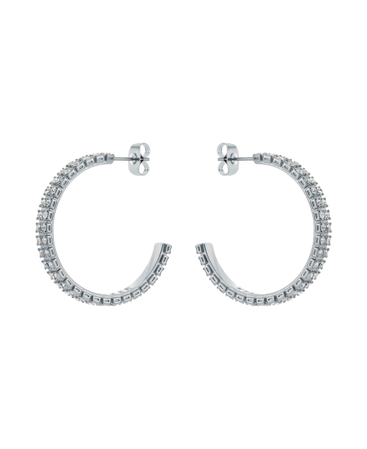 Ted Baker Jewelry Mellia: Double Crystal Hoop Earrings