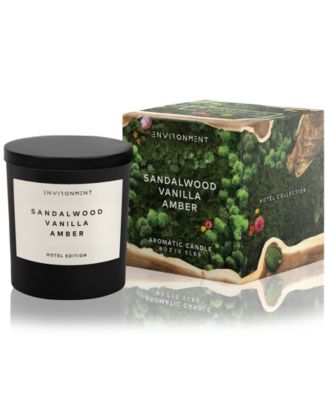 ENVIRONMENT - Sandalwood, Vanilla & Amber Candle, 8 oz.