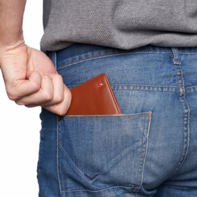 Men's Connor Executive Bifold Wallet | Business Passcase for Men | Premium Leather | Dual ID Windows | RFID Blocking | Gift Box Included