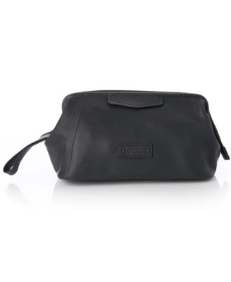 Lauter Toiletry Bag Genuine Leather Shaving Kit Dop Kit Travel Case